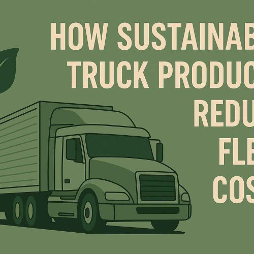 How Sustainable Truck Products Reduce Fleet Costs